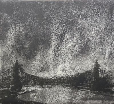 Jason Hicklin, Grey Sky over Hammersmtih - 