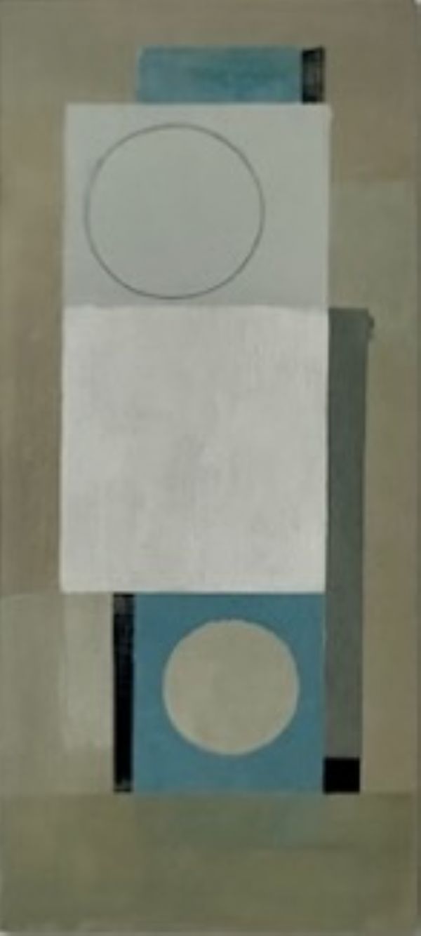 Daisy Cook, Absract with Cerulean Blue