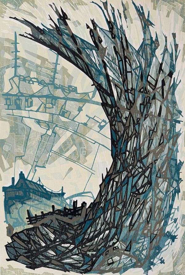 Neil Bousfield, Wave Upon the Sea Wall