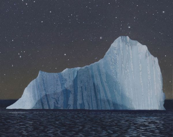 Nick Jones
Study for Moonlit Iceberg of Cape Mercy