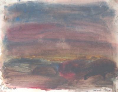 Norman Adams RA, Moorland Study - 