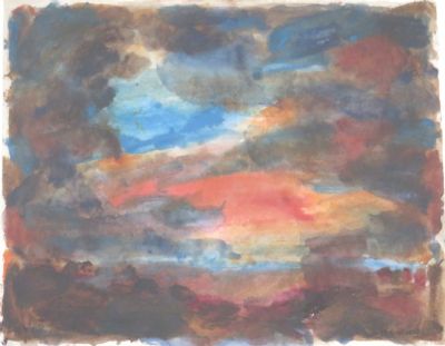 Norman Adams RA, Sky Study - 