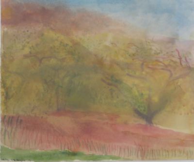 Norman Admas RA, Edge of the Barleyfield - 