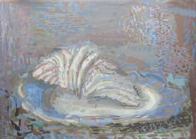 Oliver Soskice, Still life with shell - 