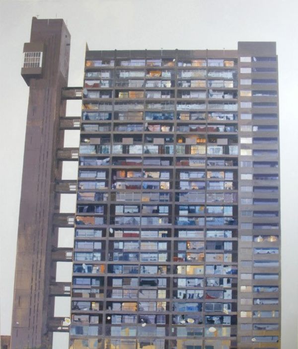 Goldfinger 7 (with Le Corbusier flaking paint from apartment studio)