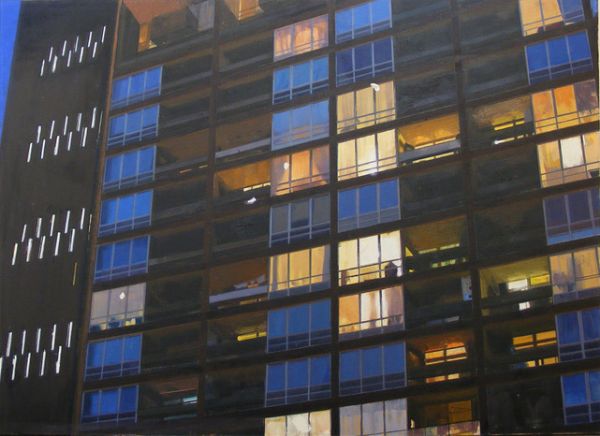 Goldfinger Six (with Le Corbusier flaking paint from apartment studio
