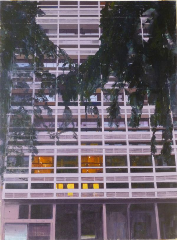 Le Corbusier Two (with Le Corbusier flaking paint from Cité de Refuge)