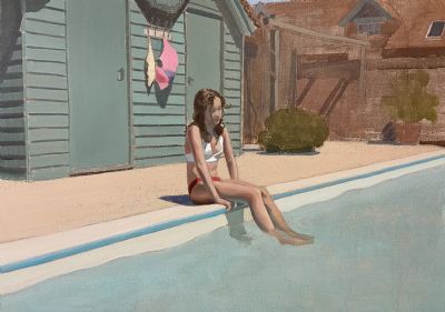 Untitled (Girl By A Pool), 2021
