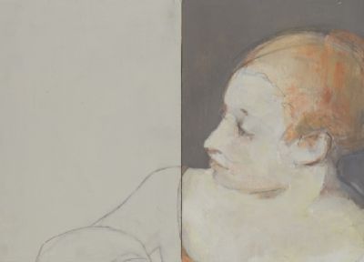 Watteau Girl, Looking Left