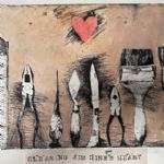 TIM SOUTHALL & ALAN TURNBULL - Danse Macabre and Other Dramas & In the Studio, Recent Etchings Alan Turnbull
Cleaning Jim Dine´s Heart