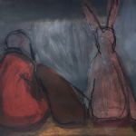 MALCA SCHOTTEN - Recent Paintings & Drawings Girl with rabbit ears study II