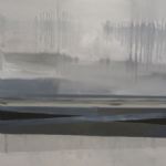 DAISY COOK - Chronicles in Water Landscape with Paynes Grey