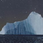 Nick Jones, Study for Moonlit Iceberg of Cape Mercy - NICHOLAS JONES
