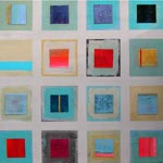 Squares on Grey - NORTH HOUSE GALLERY WINTER SHOW
