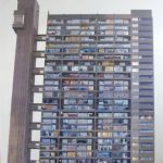 PETER WYLIE - Concrete & Salt Water Goldfinger 7 (with Le Corbusier flaking paint from apartment studio)