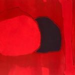 SARA LEE ROBERTS - Presence in Paint Red Composition 1
