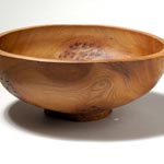NORTH HOUSE GALLERY WINTER SHOW  Shallow Burr Elm Bowl