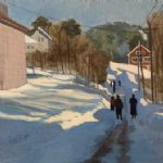 FERGUS HARE - New Paintings Snow Scene #1 (2020)
Acrylic on linen