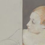 Watteau Girl, Looking Left