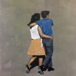 FERGUS HARE - New Paintings Young Lovers (2019)
Acrylic on canvas