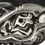 GERTRUDE HERMES Wood-engravings, Linocuts & Drawings Jonah in the Whale 1933